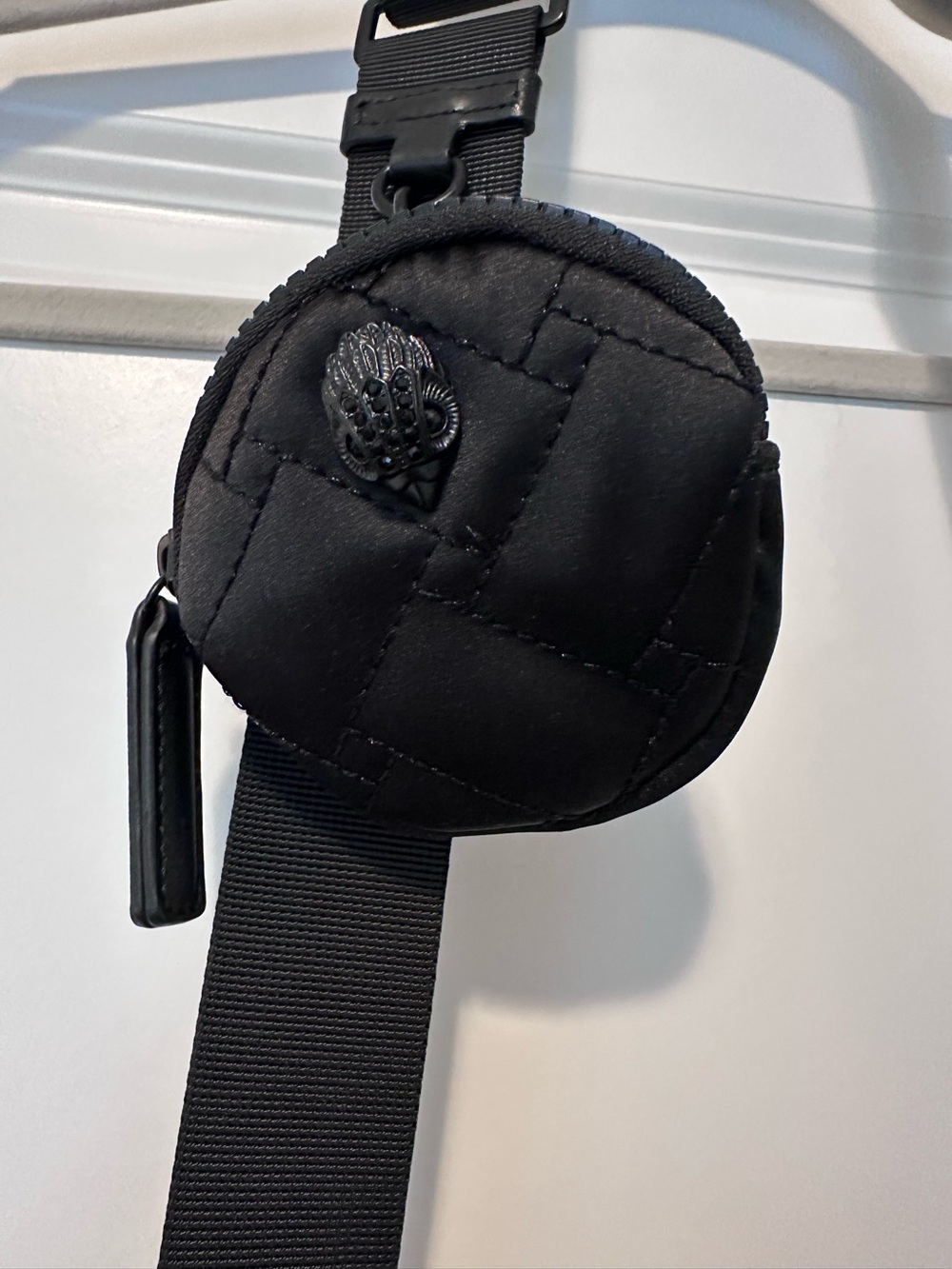 Kurt Geiger Black Quilted Shoulder Bag with Chain and Crossbody Adjustable Strap - Picture 3 of 11